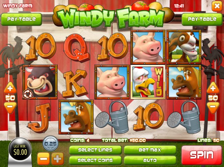 Video slot Windy Farm